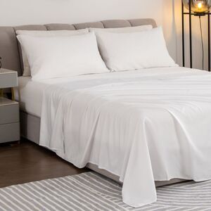 Alpine Swiss 4 Piece Bed Sheet Set Queen King Soft Comfort Hotel Luxury Bedding
